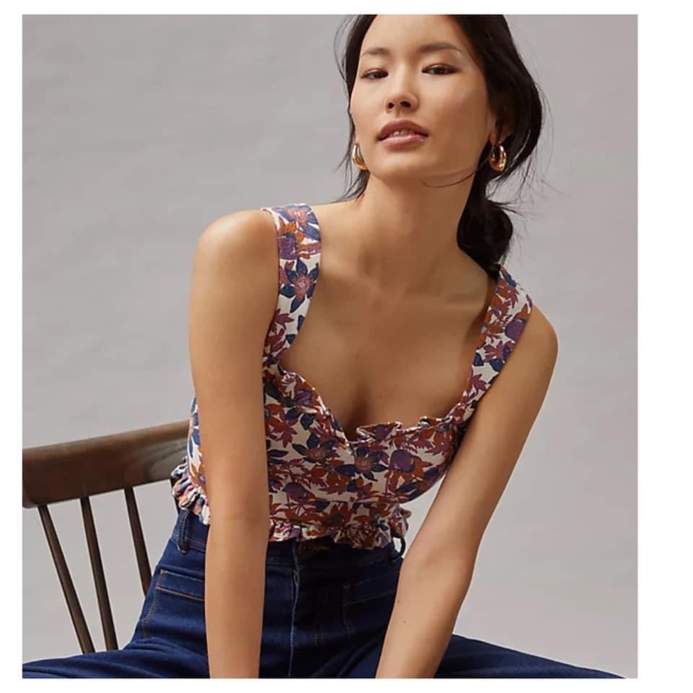 Sachin & Babi - Anthropologie - floral crop top